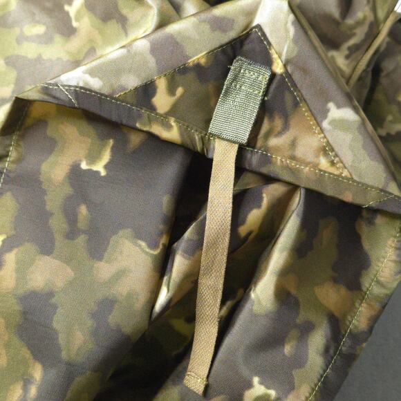 Soviet Plash Palatka Rain Poncho Woodland Camo Tent Coat Nylon Made in Russia - Picture 8 of 12